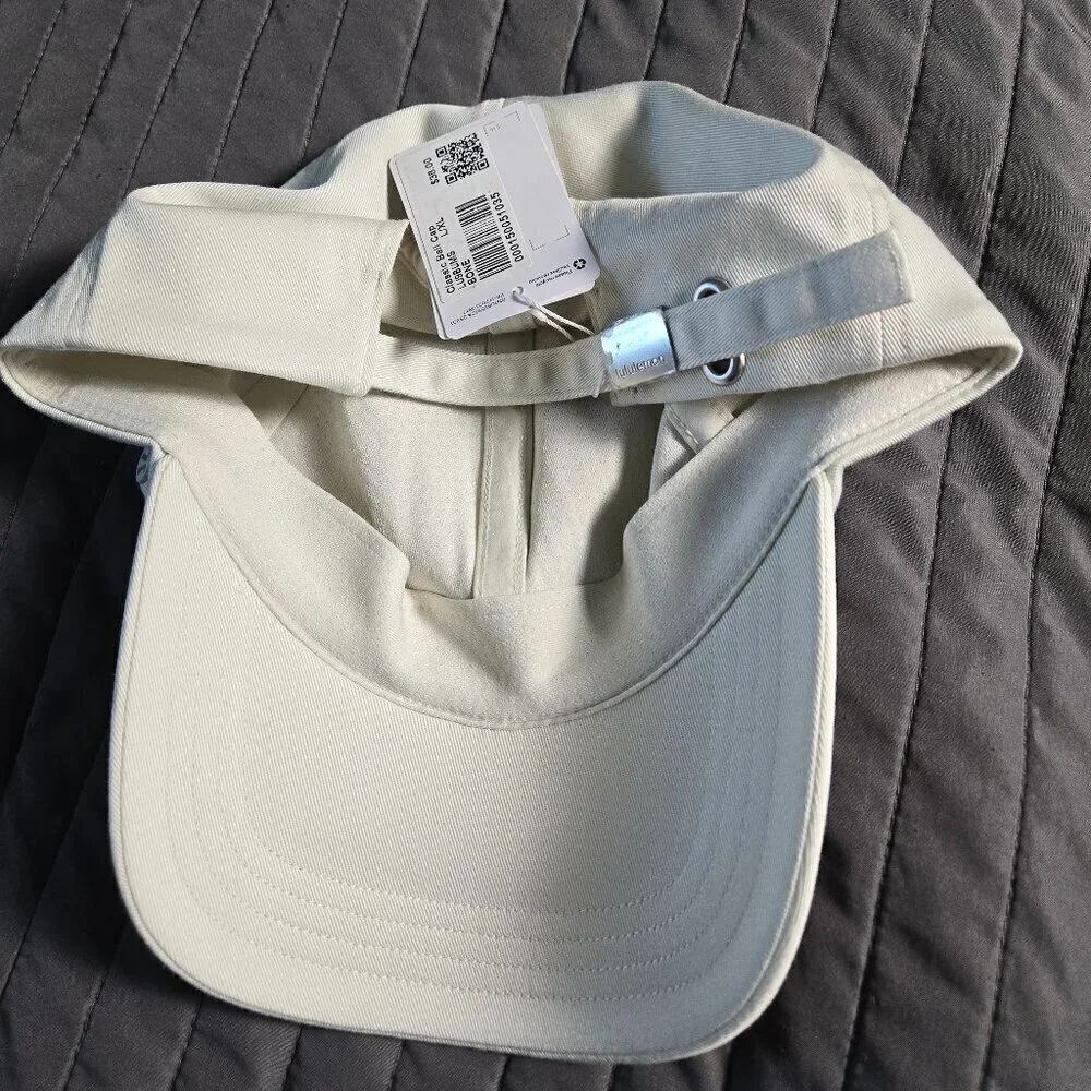 NWT Lululemon Classic Ball Cap - L/XL Bone